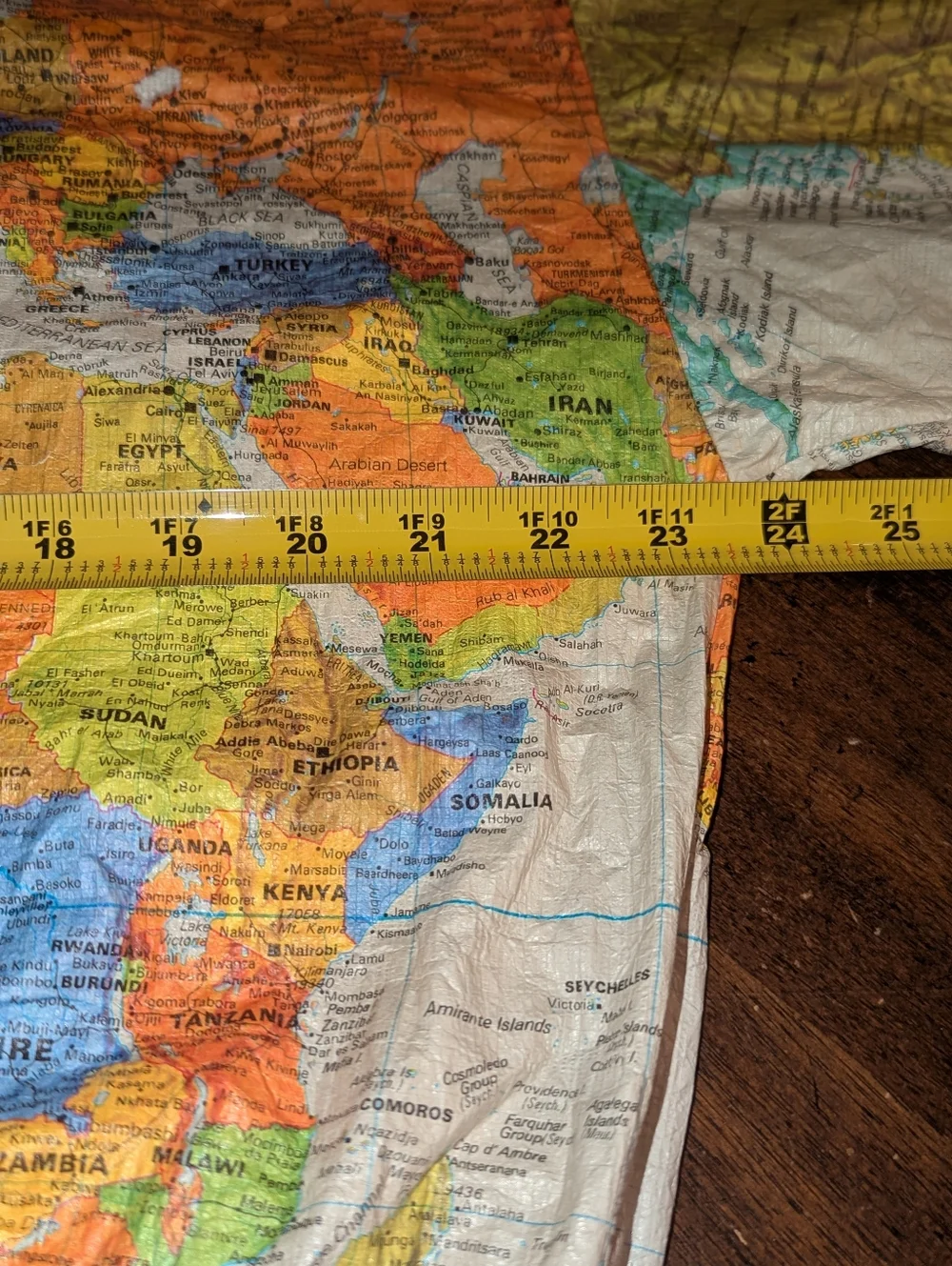 Vintage 1989 “Wearin’ the World“ Kurt Cobain Tyvek Atlas World Map Jacket